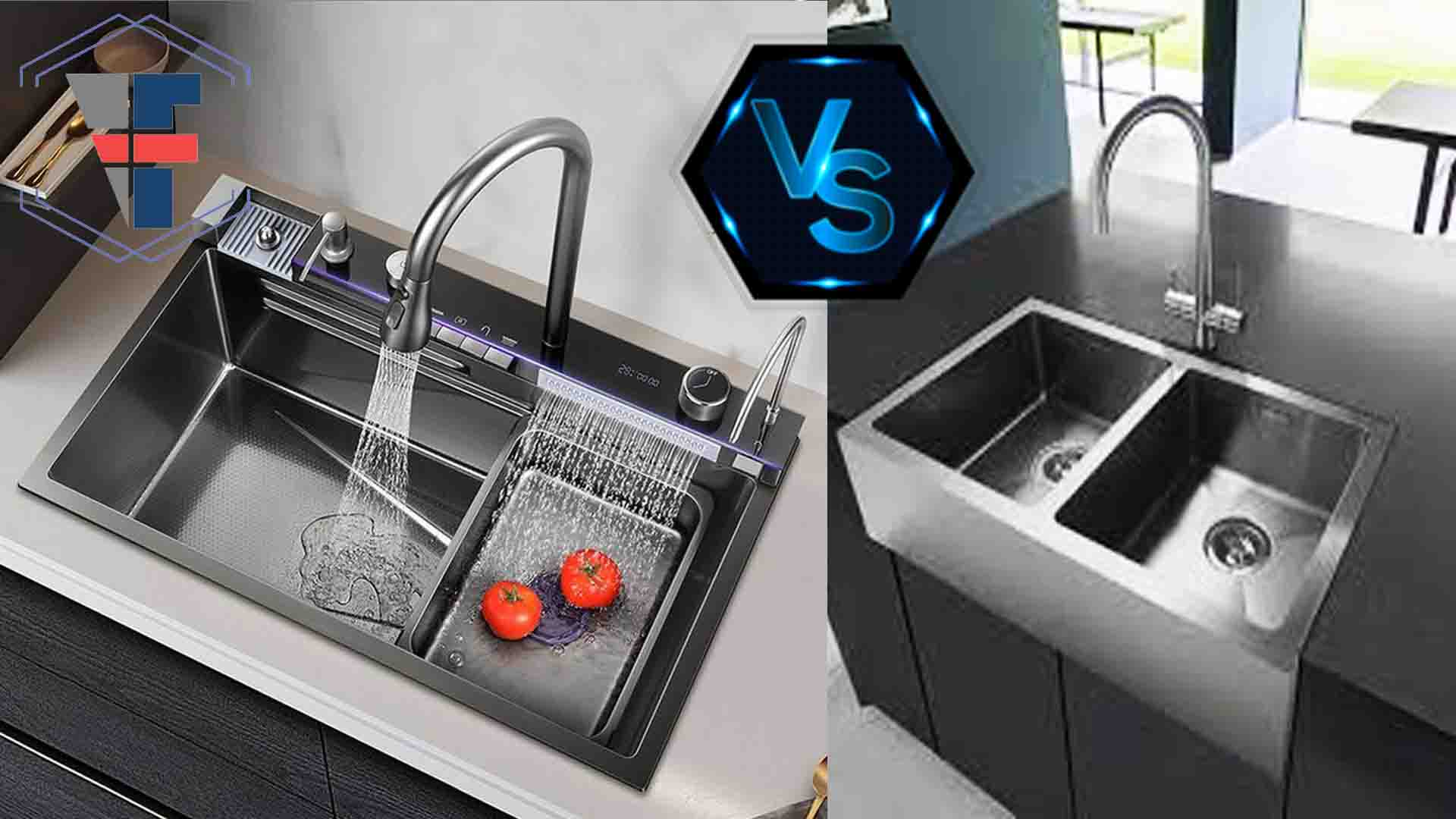 سینک گرانیتی و استیل