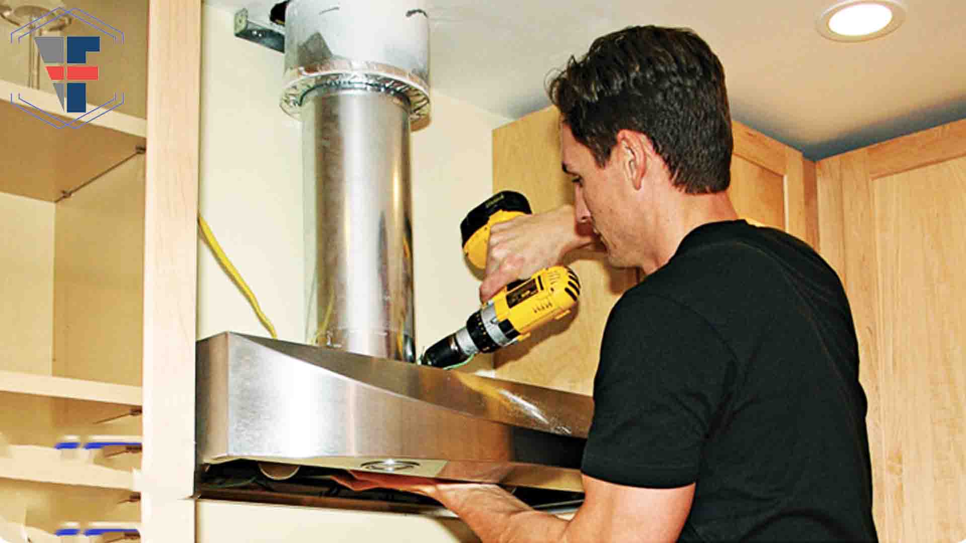 طریقه نصب هود آشپزخانه